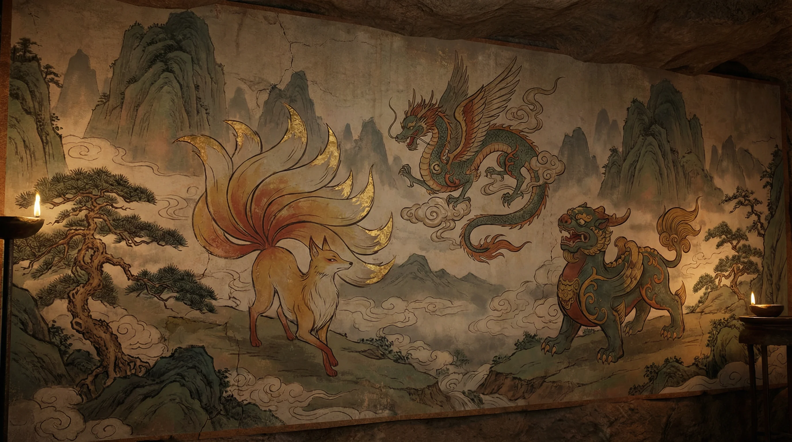 山海经 - 剑与远征扬沙戈壁 上古神兽动漫